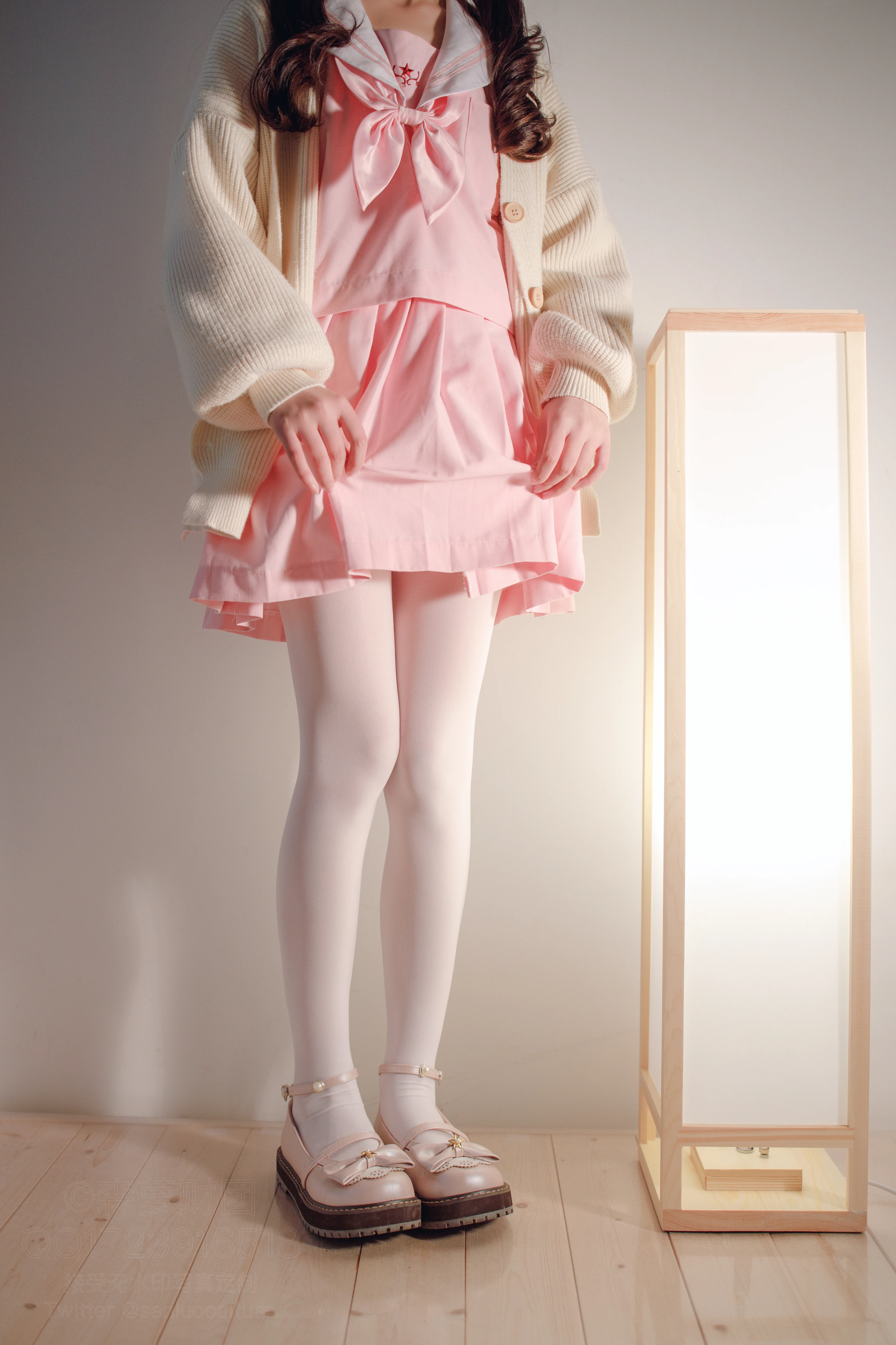 森萝财团 [X-059] 萝莉白丝80D [97P 1V]插图4